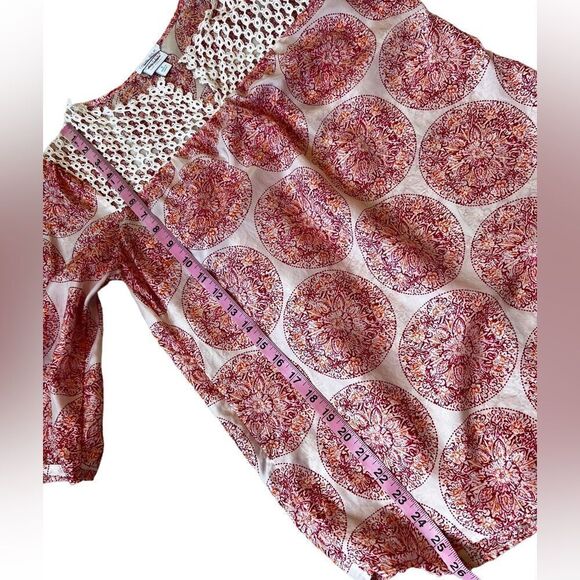 CALYPSO ST. BARTH Silk Crochet  Tunic - Picture 9 of 10